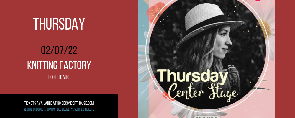 Thursday at Knitting Factory tickets Thursday at Knitting Factory