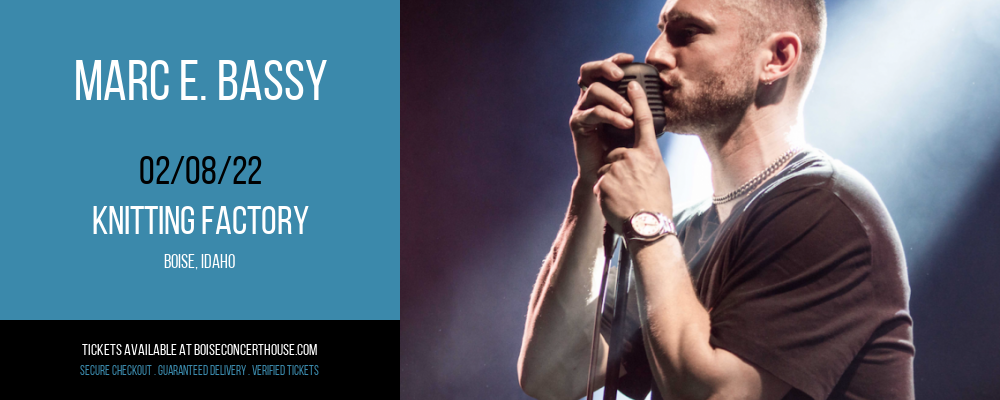 Marc E. Bassy at Knitting Factory tickets Marc E. Bassy at Knitting Factory