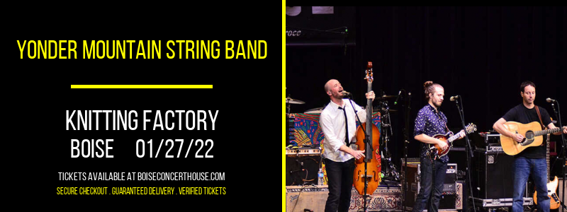 Yonder Mountain String Band at Knitting Factory tickets Yonder Mountain String Band at Knitting Factory