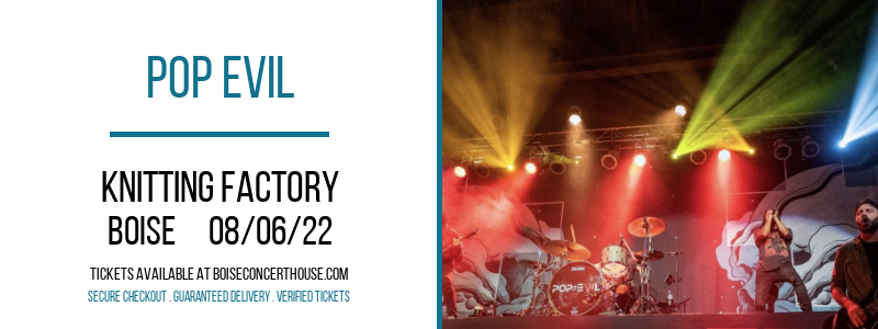Pop Evil at Knitting Factory tickets Pop Evil at Knitting Factory