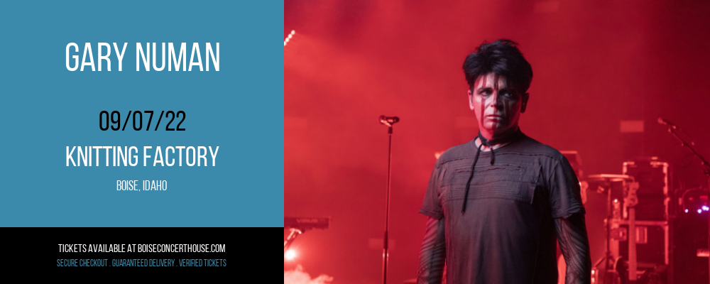 Gary Numan at Knitting Factory tickets Gary Numan at Knitting Factory