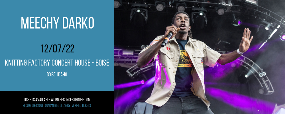 Meechy Darko at Knitting Factory tickets Meechy Darko at Knitting Factory