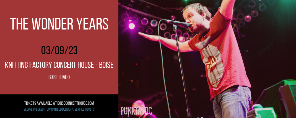 The Wonder Years at Knitting Factory tickets The Wonder Years at Knitting Factory