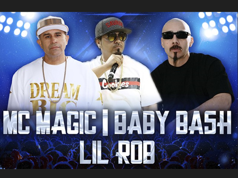 MC Magic, Baby Bash & Lil Rob at Knitting Factory