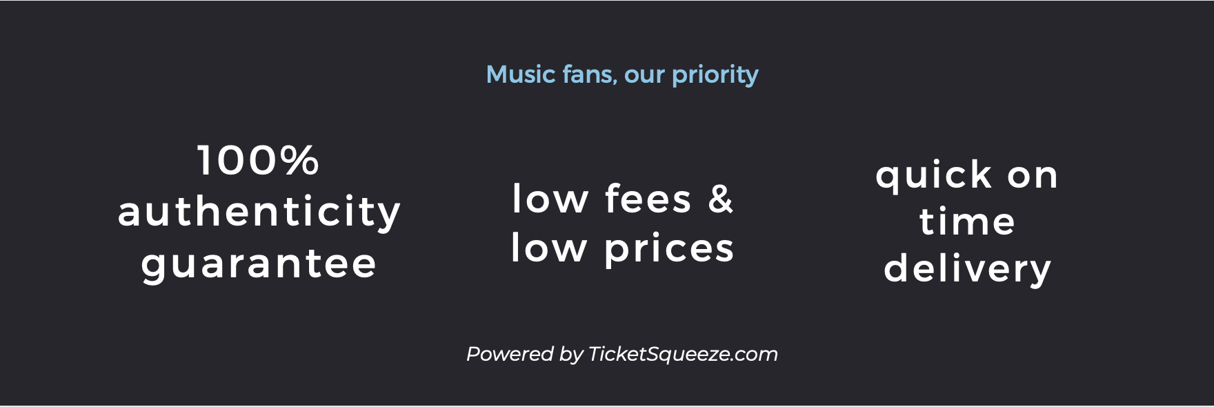 Knitting Factory ticket guarantee