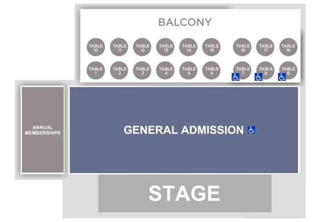 Knitting Factory Seating Chart