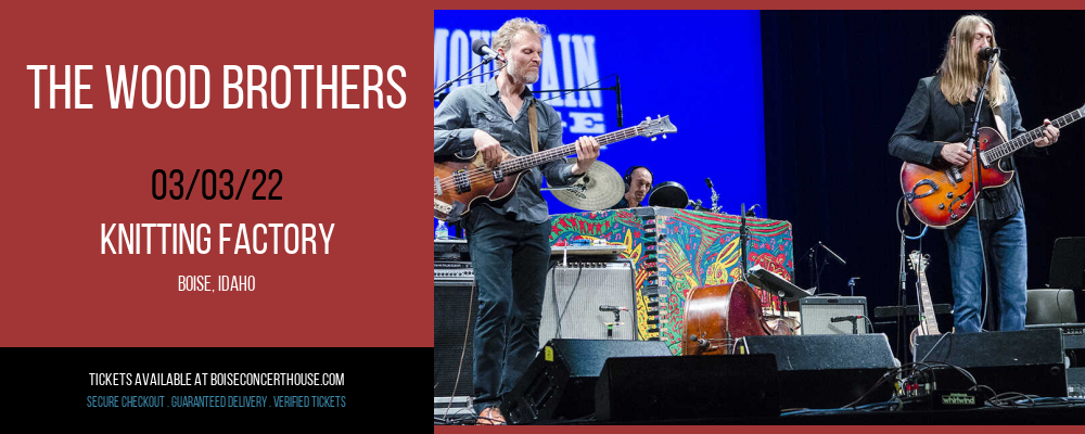 The Wood Brothers at Knitting Factory tickets The Wood Brothers at Knitting Factory
