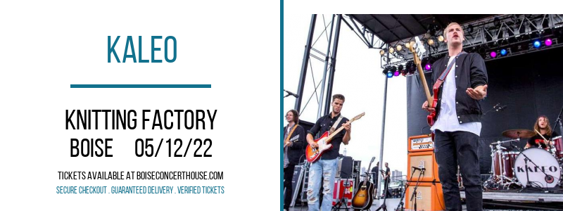 Kaleo at Knitting Factory tickets Kaleo at Knitting Factory