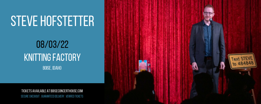 Steve Hofstetter at Knitting Factory tickets Steve Hofstetter at Knitting Factory