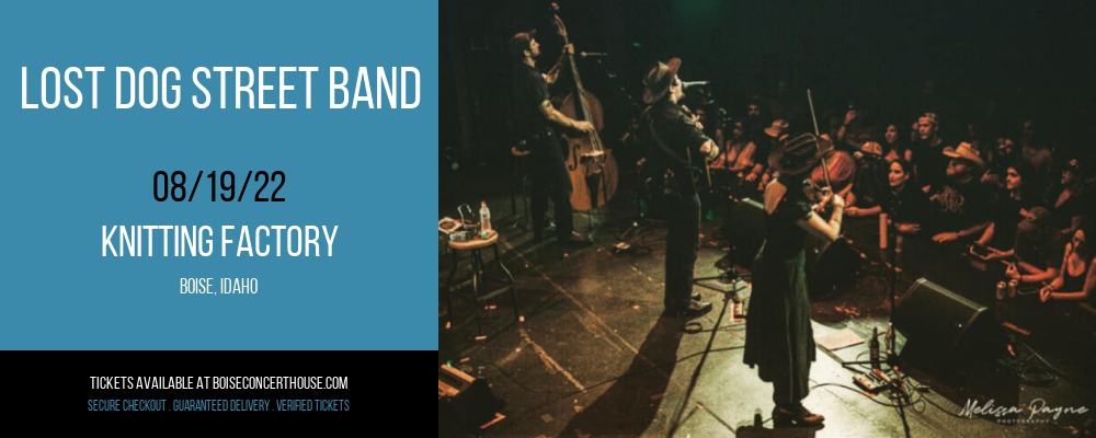 Lost Dog Street Band at Knitting Factory tickets Lost Dog Street Band at Knitting Factory