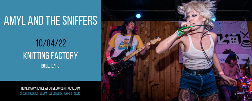 Amyl and The Sniffers at Knitting Factory tickets Amyl and The Sniffers at Knitting Factory