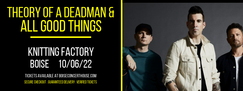 100.3 The X's X-Mas Bash 2021: Theory Of A Deadman & 10 Years at Knitting Factory tickets 100.3 The X's X-Mas Bash 2021: Theory Of A Deadman & 10 Years at Knitting Factory