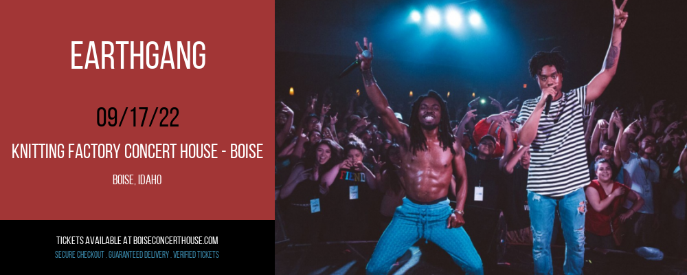 EarthGang at Knitting Factory tickets EarthGang at Knitting Factory