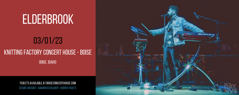 Elderbrook at Knitting Factory tickets Elderbrook at Knitting Factory