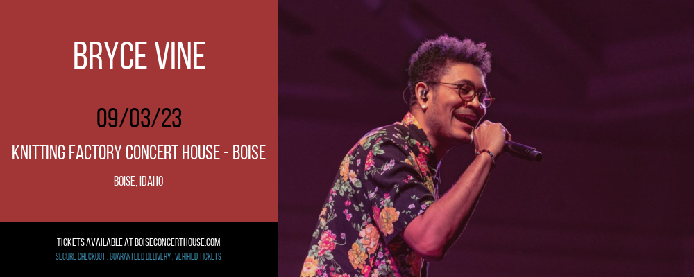 Bryce Vine at Knitting Factory Concert House