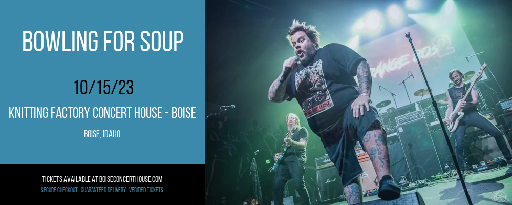 Bowling For Soup at Knitting Factory Concert House
