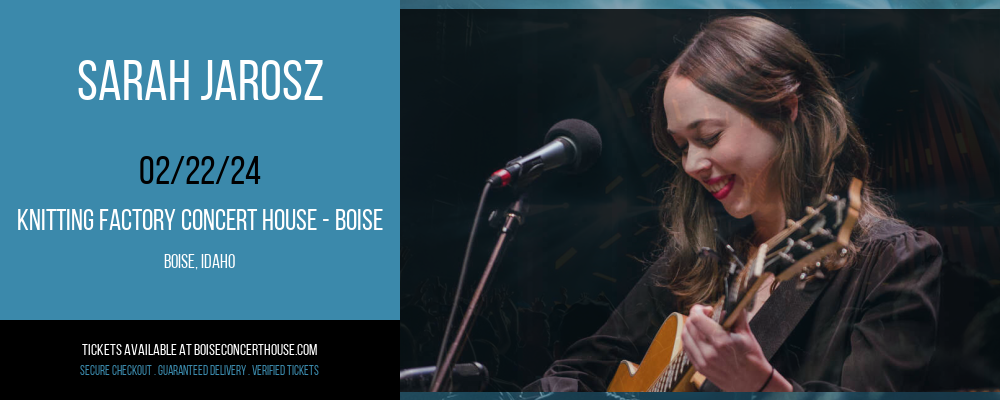 Sarah Jarosz at Knitting Factory Concert House