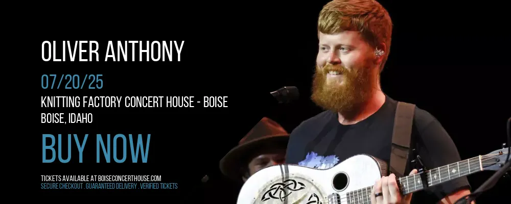 Oliver Anthony at Knitting Factory Concert House