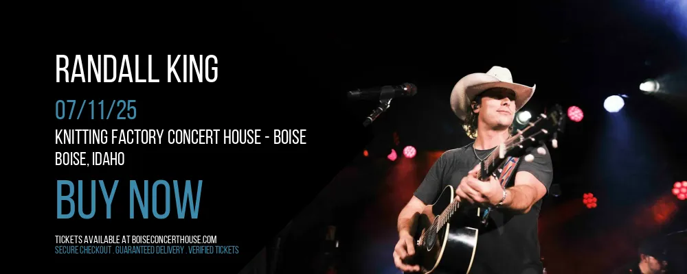 Randall King at Knitting Factory Concert House