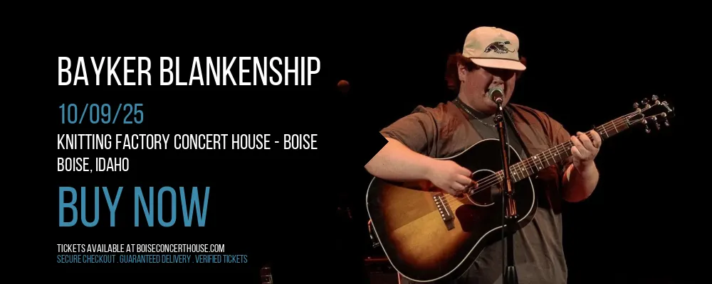 Bayker Blankenship at Knitting Factory Concert House