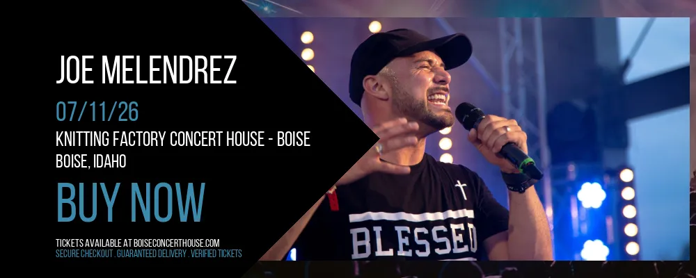 Joe Melendrez at Knitting Factory Concert House