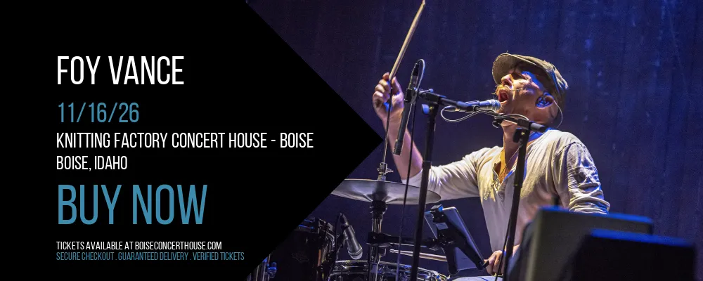 Foy Vance at Knitting Factory Concert House